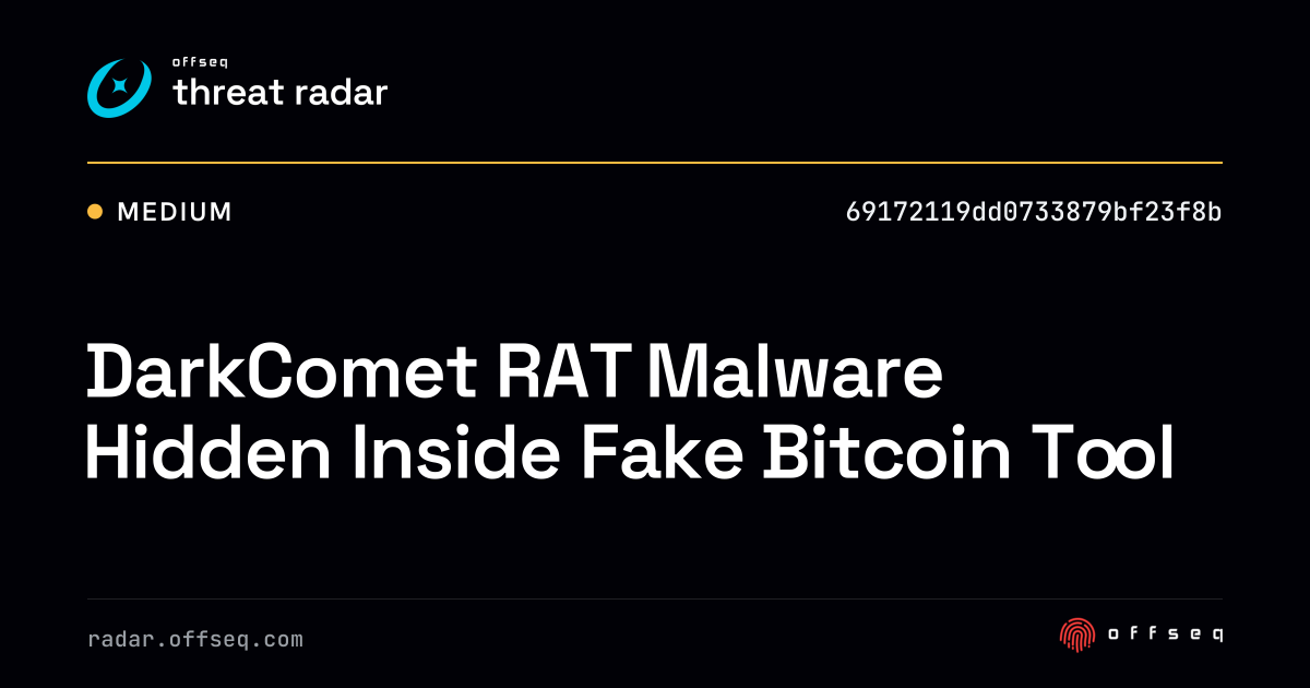 DarkComet RAT Malware Hidden Inside Fake Bitcoin Tool - Live Threat ...