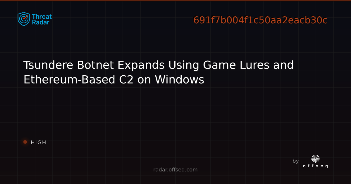 Tsundere Botnet Expands Using Game Lures and Ethereum-Based C2 on ...
