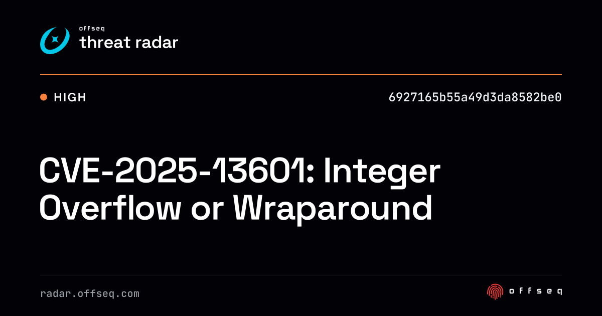 CVE-2025-13601: Integer Overflow or Wraparound in Red Hat Red Hat ...