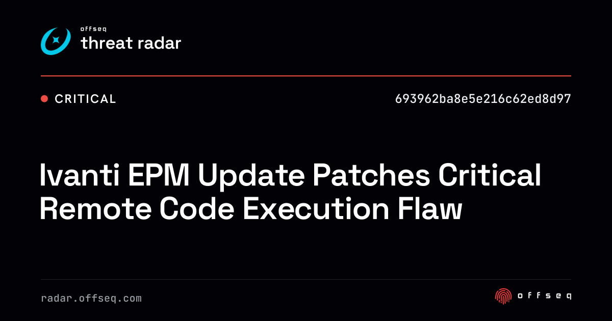 Ivanti EPM Update Patches Critical Remote Code Execution Flaw - Live ...