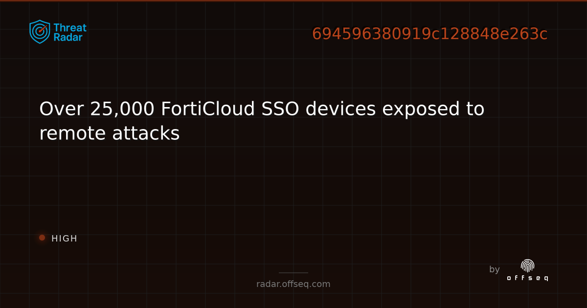 Over 25,000 FortiCloud SSO devices exposed to remote attacks - Live ...