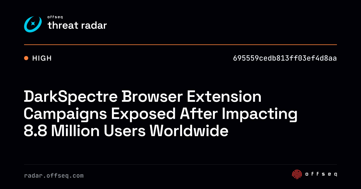 DarkSpectre Browser Extension Campaigns Exposed After Impacting 8.8 ...
