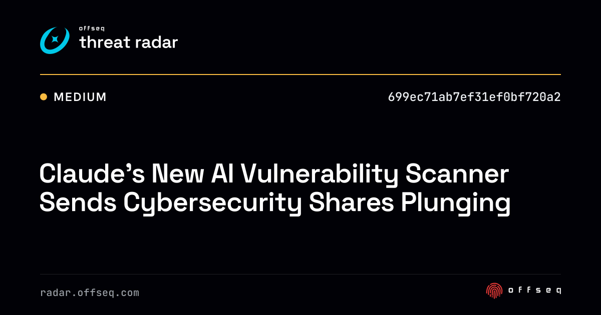 Claude’s New AI Vulnerability Scanner Sends Cybersecurity Shares ...