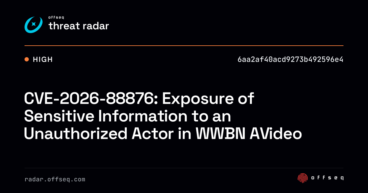 CVE-2026-88876: Exposure of Sensitive Information to an Unauthorized ...