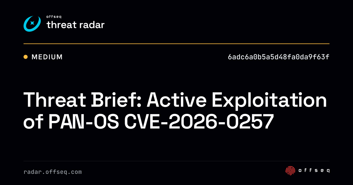 Threat Brief: Active Exploitation of PAN-OS CVE-2026-0257 | Threat Radar