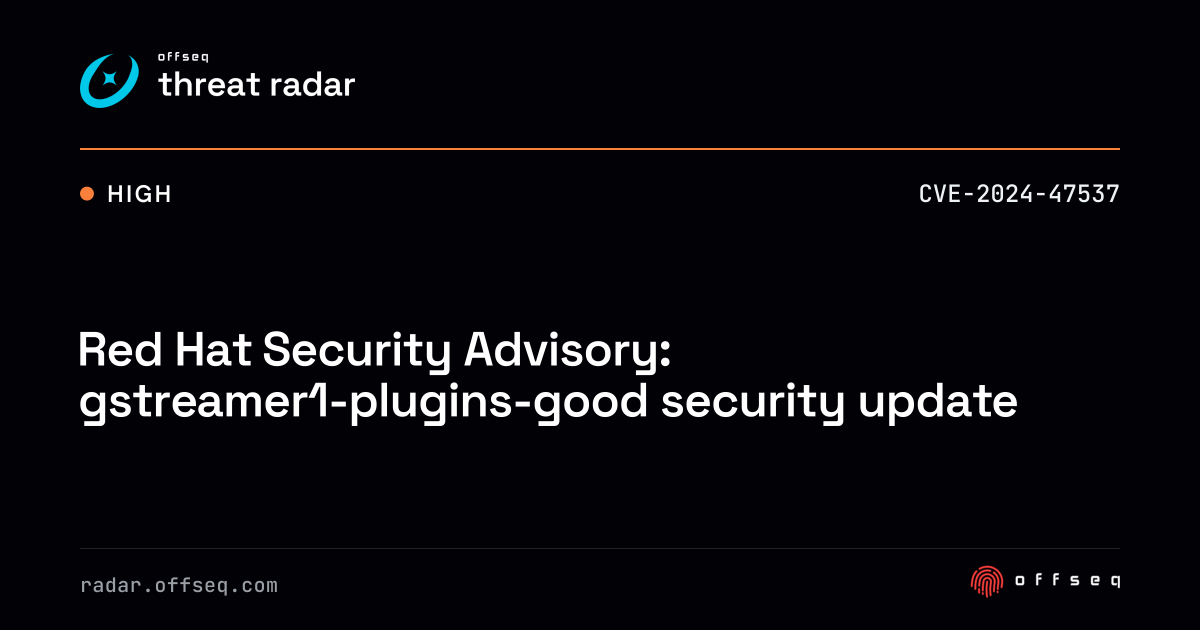 Red Hat Security Advisory: gstreamer1-plugins-good security update ...