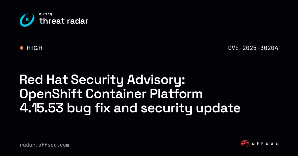 Red Hat Security Advisory: OpenShift Container Platform 4.15.53 ...