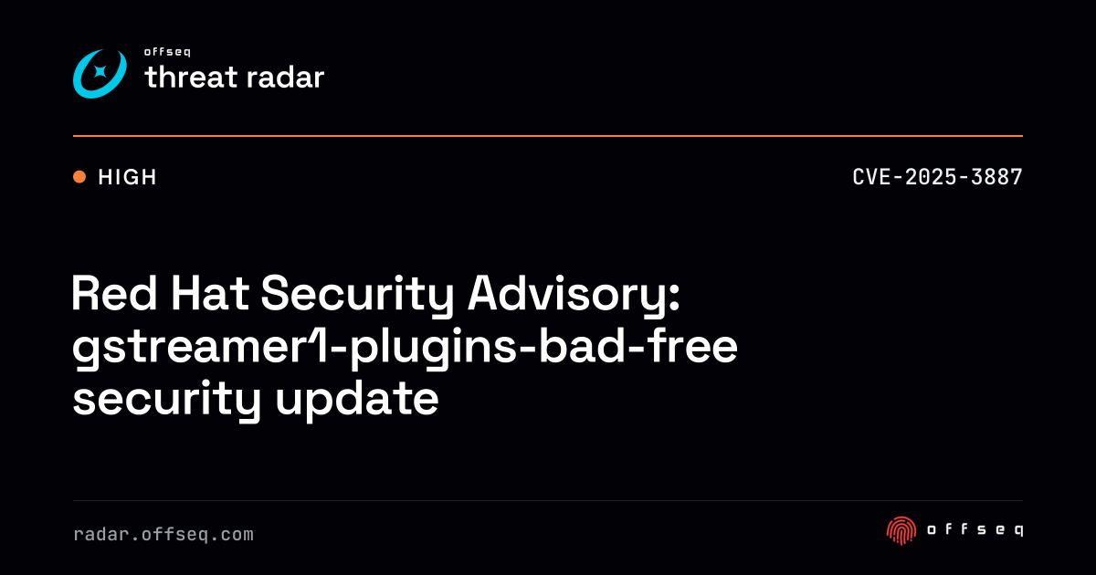Red Hat Security Advisory: gstreamer1-plugins-bad-free security update ...