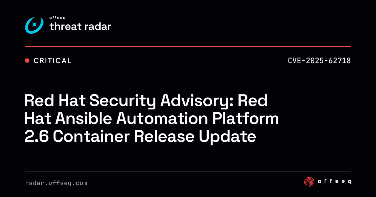 Red Hat Security Advisory: Red Hat Ansible Automation Platform ...