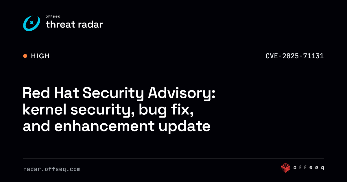 Red Hat Security Advisory: kernel security, bug fix, and enhancement ...