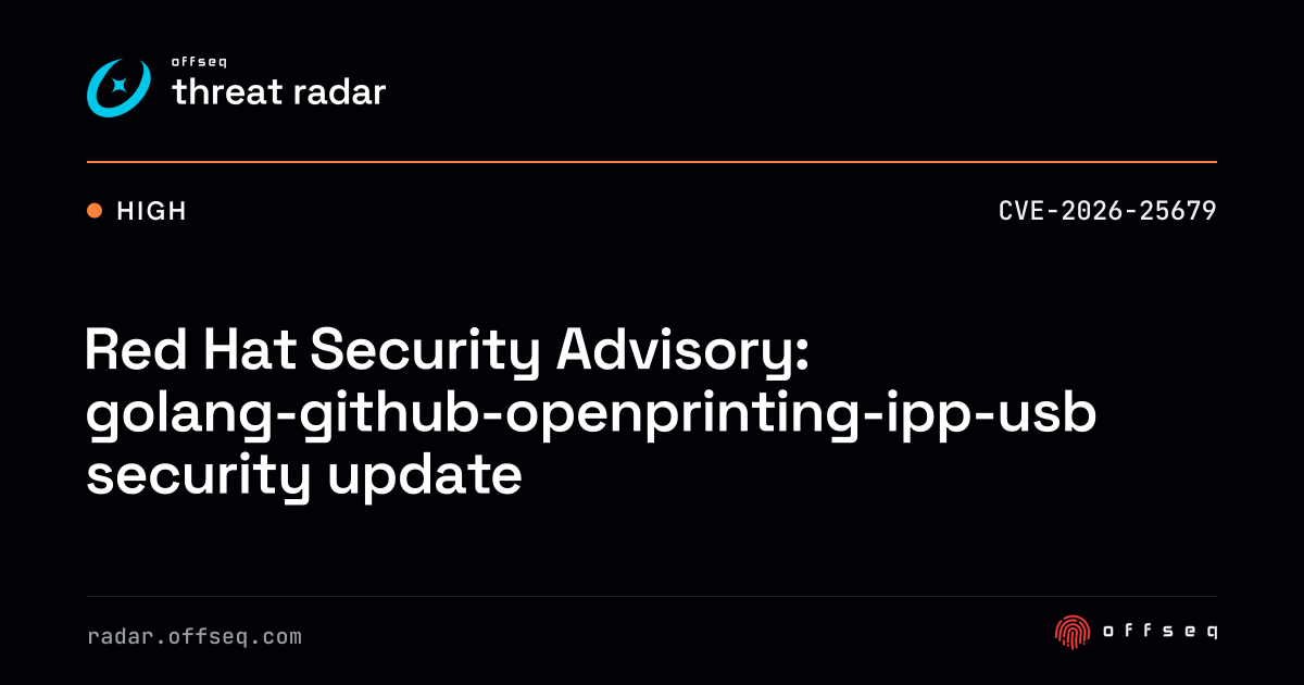 Red Hat Security Advisory: golang-github-openprinting-ipp-usb… | Threat ...