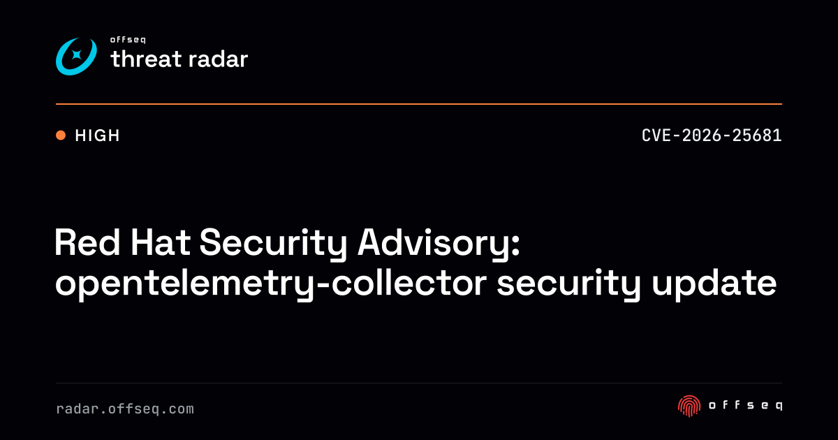 Red Hat Security Advisory: opentelemetry-collector security update ...