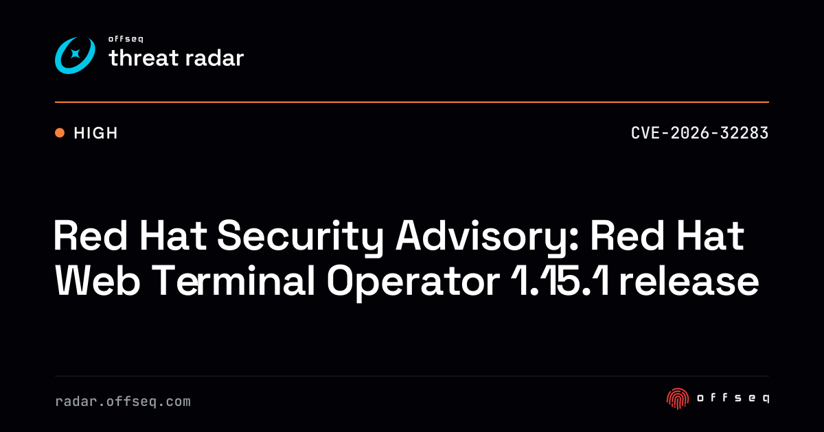 Red Hat Security Advisory: Red Hat Web Terminal Operator 1.15.1 ...