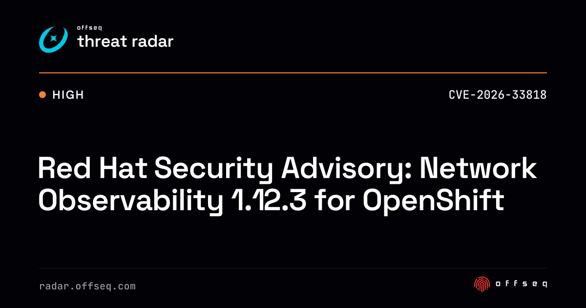 Red Hat Security Advisory: Network Observability 1.12.3 for OpenShift ...