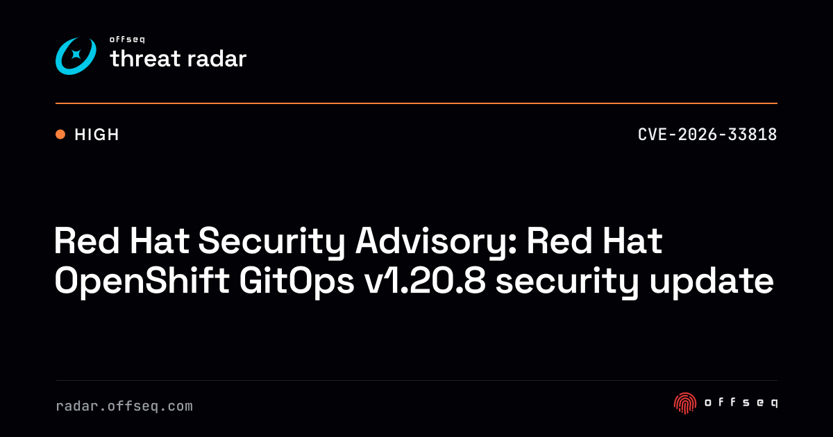 Red Hat Security Advisory: Red Hat OpenShift GitOps v1.20.8 security ...