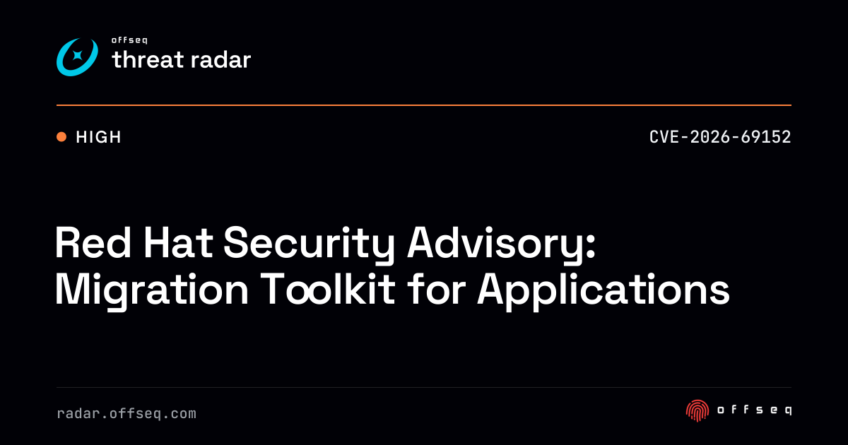 Red Hat Security Advisory: Migration Toolkit for Applications | Threat ...