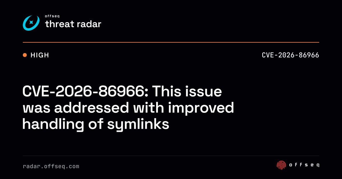 CVE-2026-86966: This issue was addressed with improved handling ...