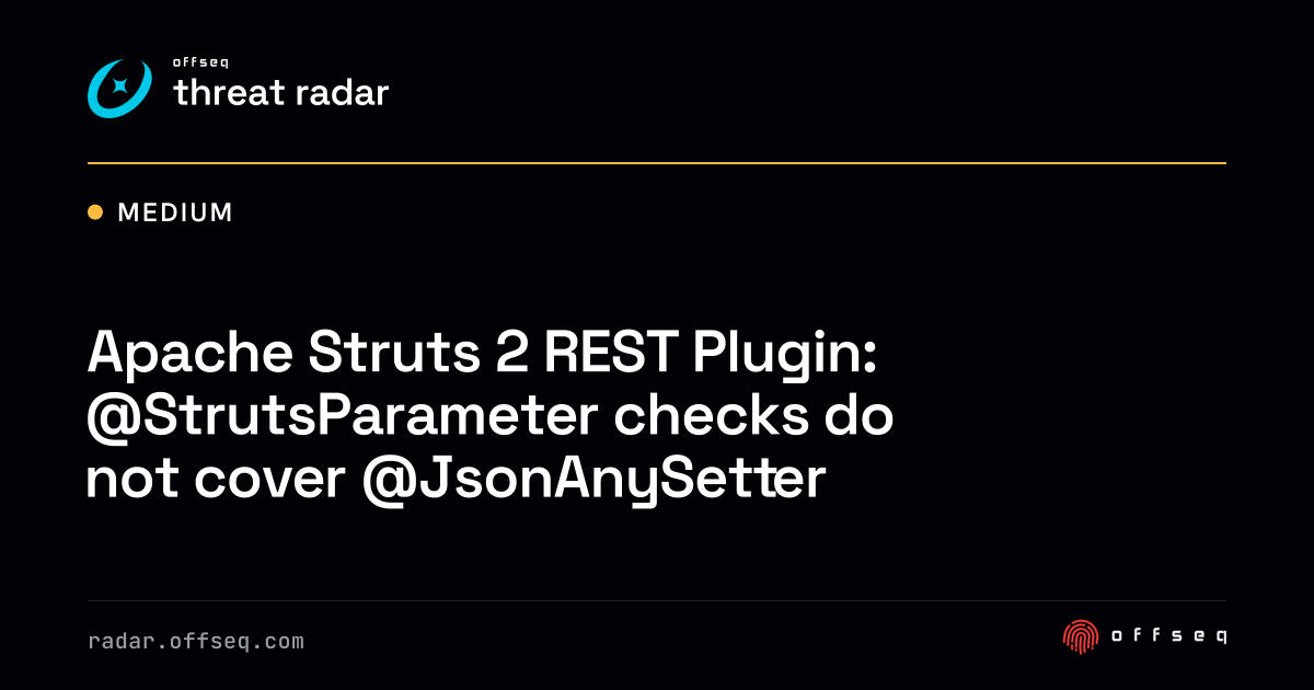 Apache Struts 2 REST Plugin: @StrutsParameter checks do not cover ...