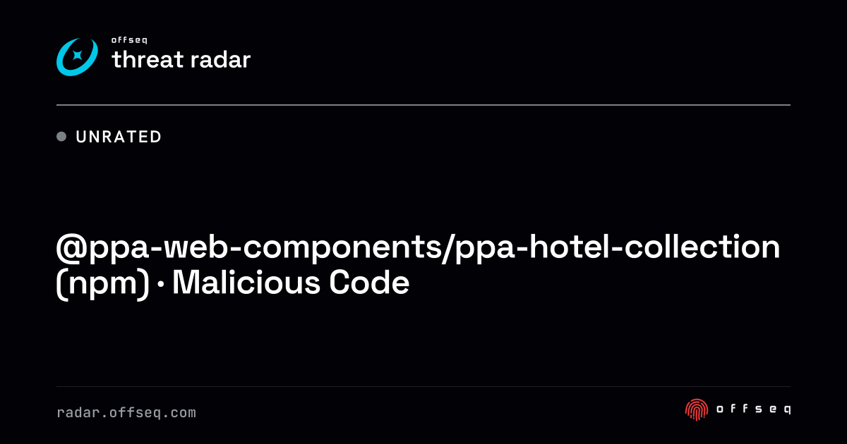@ppa-web-components/ppa-hotel-collection (npm) · Malicious Code ...